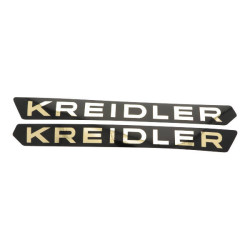 sticker set fuel tank 1973-1975 black/gold kreidler