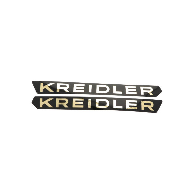 sticker set fuel tank 1973-1975 black/gold kreidler