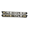 stickerset benzinetank 1973-1975 zwart/goud kreidler