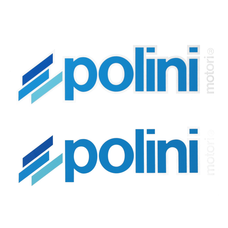 sticker Polini 23x8cm white 225.022