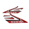sticker set Falko 1987 model honda red/white 8-parts mb 010385