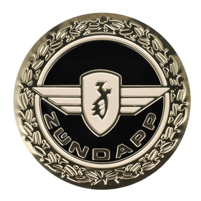 emblem fuel tank round round aluminum zundapp 020220