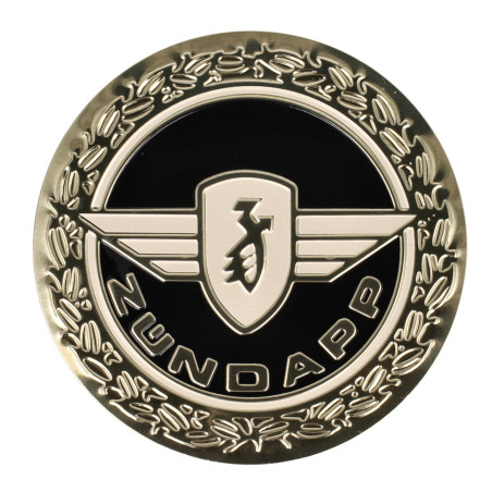 embleem benzinetank rond aluminium zundapp 020220