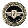 emblem fuel tank round round aluminum zundapp 020220