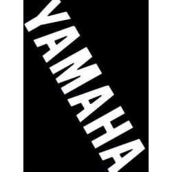 sticker word [yamaha] cover under white 2-parts aerox
