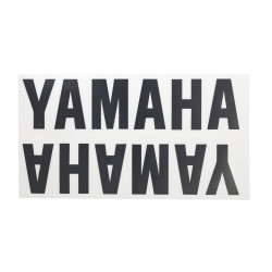 sticker word [yamaha] cover under black 2-parts aerox