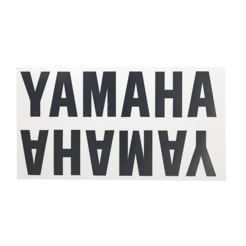 sticker word [yamaha] cover under black 2-parts aerox