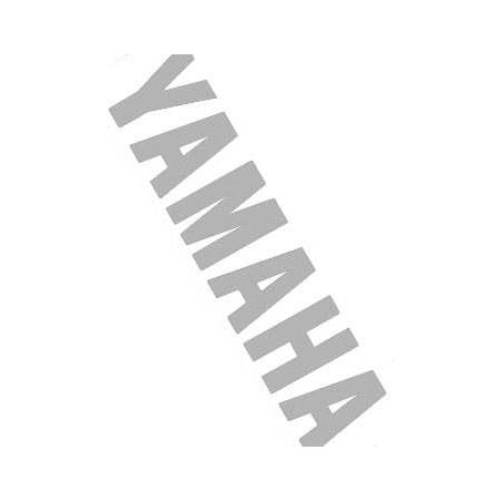 sticker woord [yamaha] onderspoiler chroom 2-delig aerox