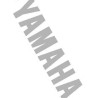 sticker word [yamaha] cover under chrome 2-parts aerox