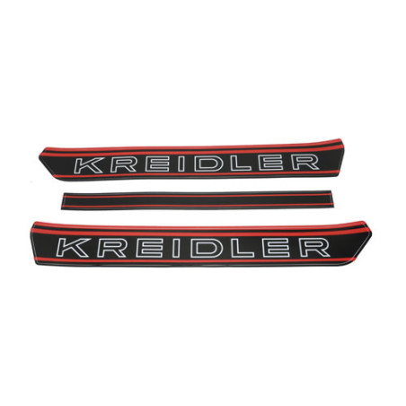 sticker set fuel tank black/red kreidler