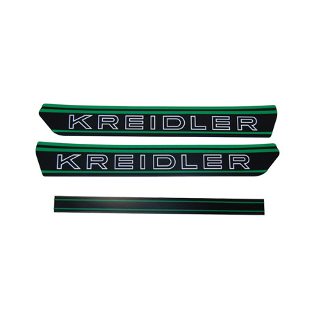 sticker set fuel tank black/green kreidler