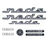 stickerset zwart 7-delig neo