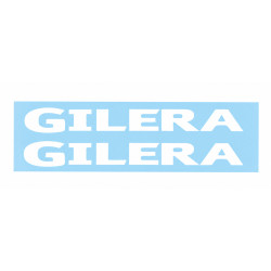 sticker word [gilera] white 2-parts citta, gilera, runner 50/125/180/200