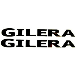 sticker word [gilera] black 2-parts citta, gilera, runner 50/125/180/200