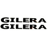 sticker word [gilera] black 2-parts citta, gilera, runner 50/125/180/200