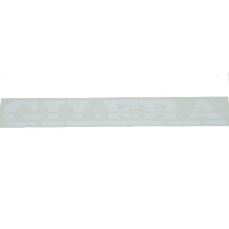 sticker word [gilera] 23cm white citta, gilera, runner 50/125/180/200, stalker 081941