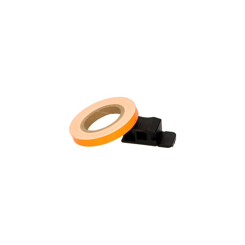universal sticker wheel border reflecting + mounting adapter orange
