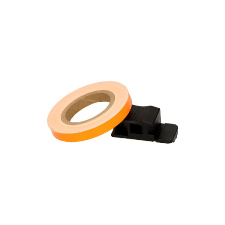 universal sticker wheel border reflecting + mounting adapter orange