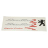 stickerset zilver/rood 5-delig speedfight 2