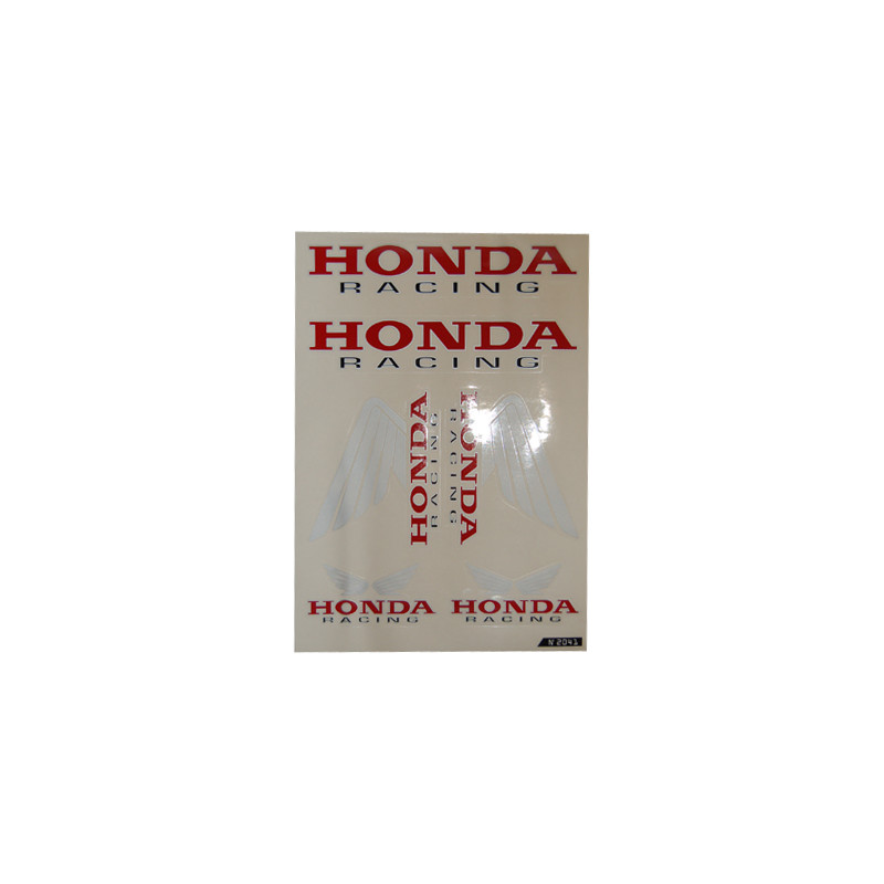 sticker set Falko universal racing red/black 6-parts camino, mb, moped honda, mt, honda 982041