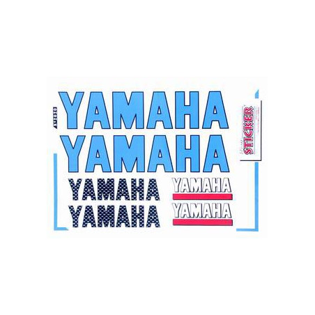 sticker set Falko word [yamaha] blue 6-parts 982020