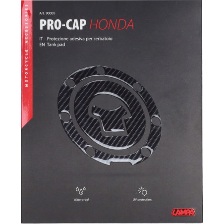 sticker Lampa fuel cap carbon 7 hole honda 90005