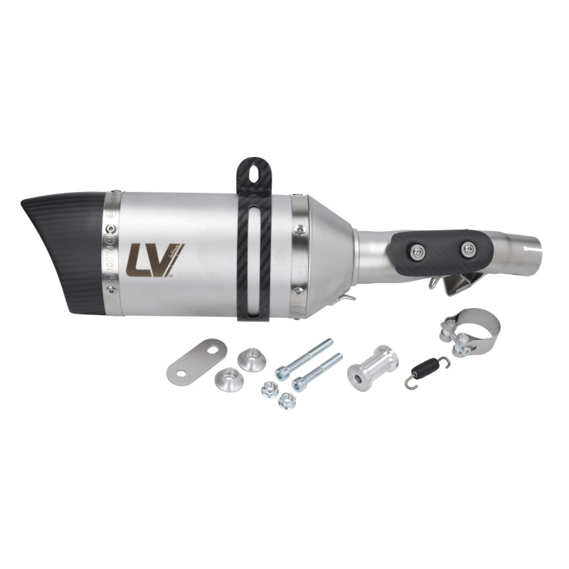 uitlaat Leovince euro-4/5/5+ slip-on LV Pro RVS honda forza 750 , xadv750 14193e