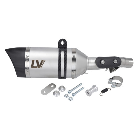 exhaust Leovince euro-4/5/5+ slip-on LV Pro stainless steel forza 750, xadv750 14193e
