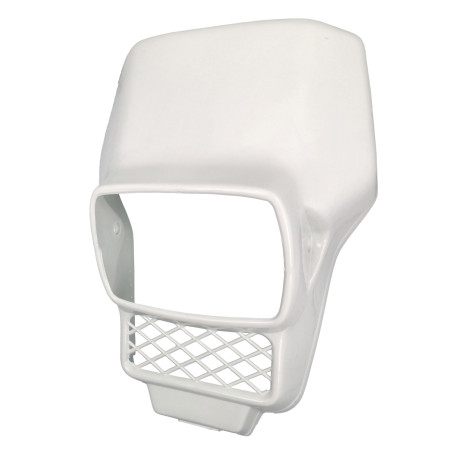 headlight spoiler square white mt
