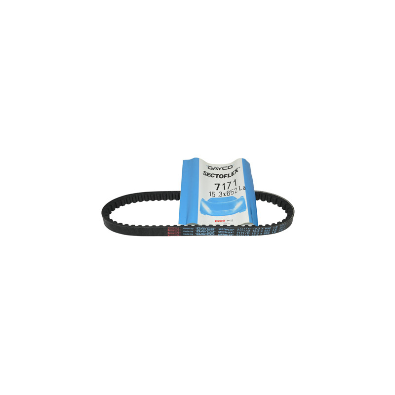 V-belt Dayco/pirelli 652x15.3 10inch rapido, st, vision met-in 7171
