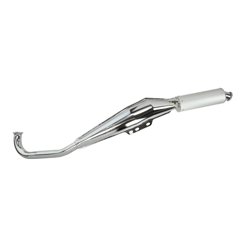 exhaust Bullet high chrome puch maxi