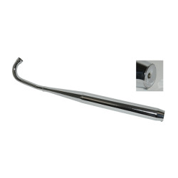 uitlaat jamarcol fluister dubbele knik 36/32mm chroom zundapp