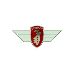emblem logo handle bar wing red/white/silver zundapp