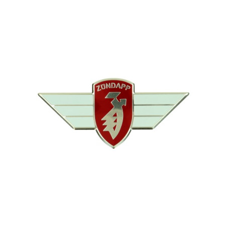 emblem logo handle bar wing red/white/silver zundapp