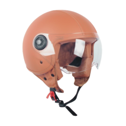 Helm vito leer brown amsterdam