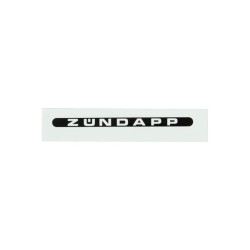 sticker word [zundapp] oblong black/white