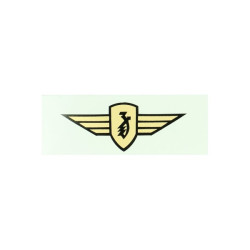 sticker logo wing 9.5cm gold zundapp