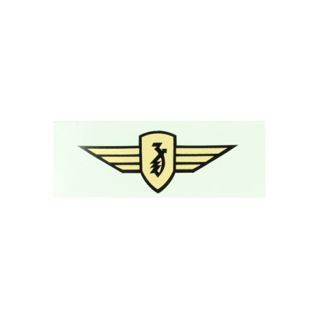 sticker logo wing 8.0cm gold zundapp