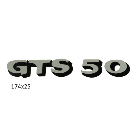 sticker silver/black 517, gts 50