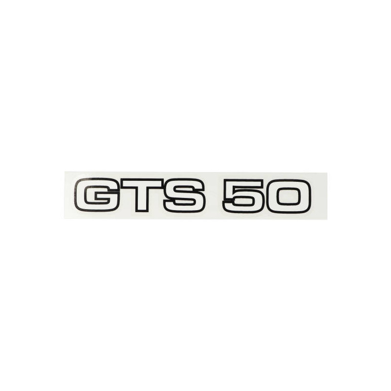 sticker wit/zwart gts 50, zundapp