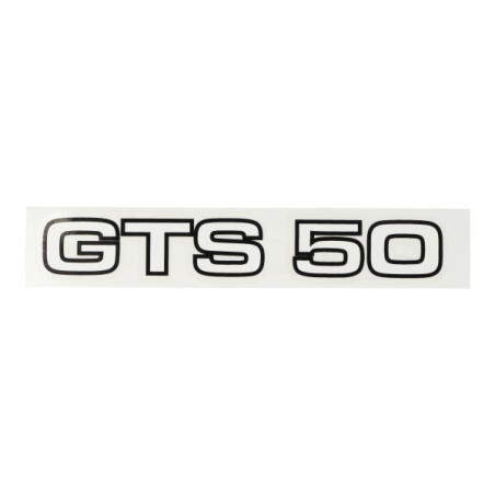 sticker wit/zwart gts 50, zundapp