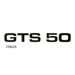 sticker zwart/wit gts 50, zundapp