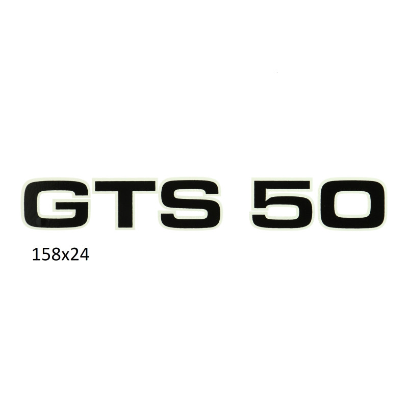 sticker black/white gts 50, zundapp