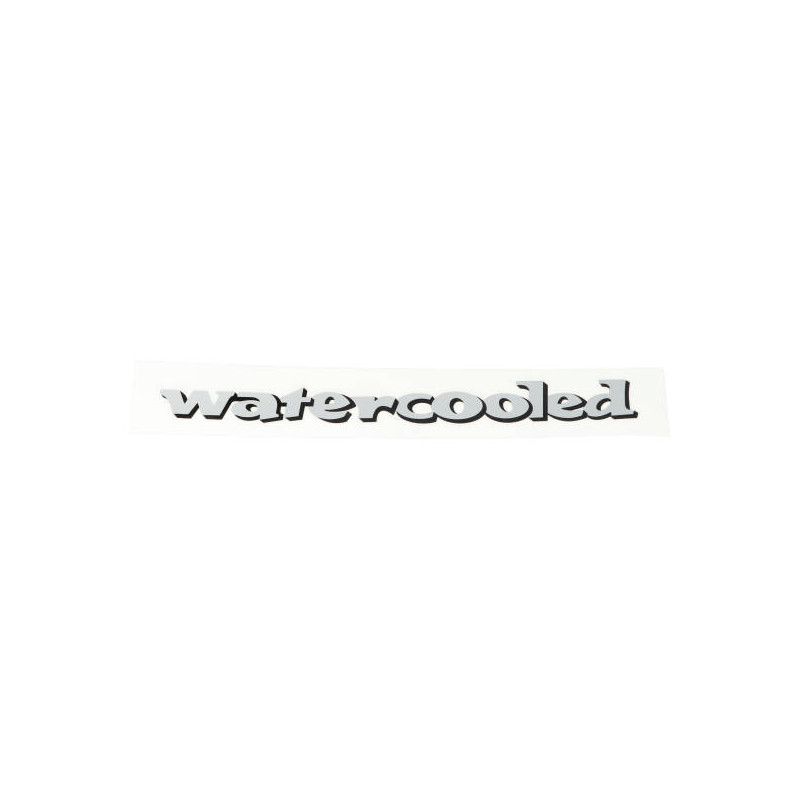 sticker Zundapp watercooled grijs/zwart