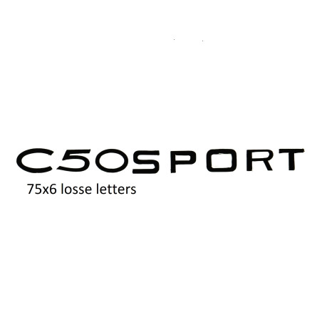 sticker fuel tank c50 sport black zundapp