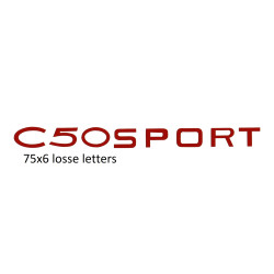 sticker fuel tank c50 sport red zundapp