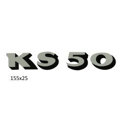 sticker zijscherm grijs/zwart zund mod. 529
