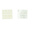 sticker goud ks50 sport, zundapp