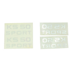 sticker silver ks50 sport, zundapp