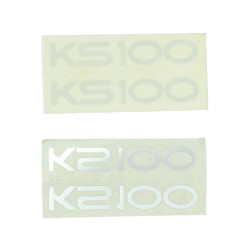sticker word [zundapp] silver ks100, zundapp